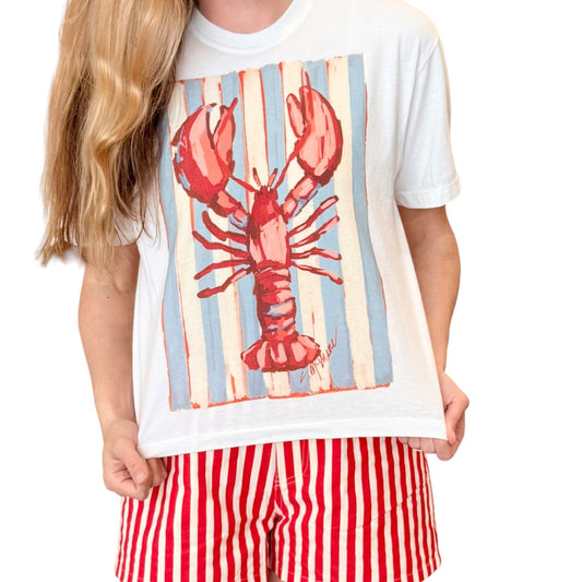 "Lobster Rollin'" Comfort Color Art-T-shirt