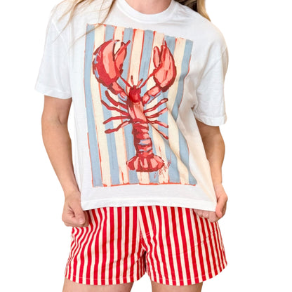 "Lobster Rollin'" Comfort Color Art-T-shirt