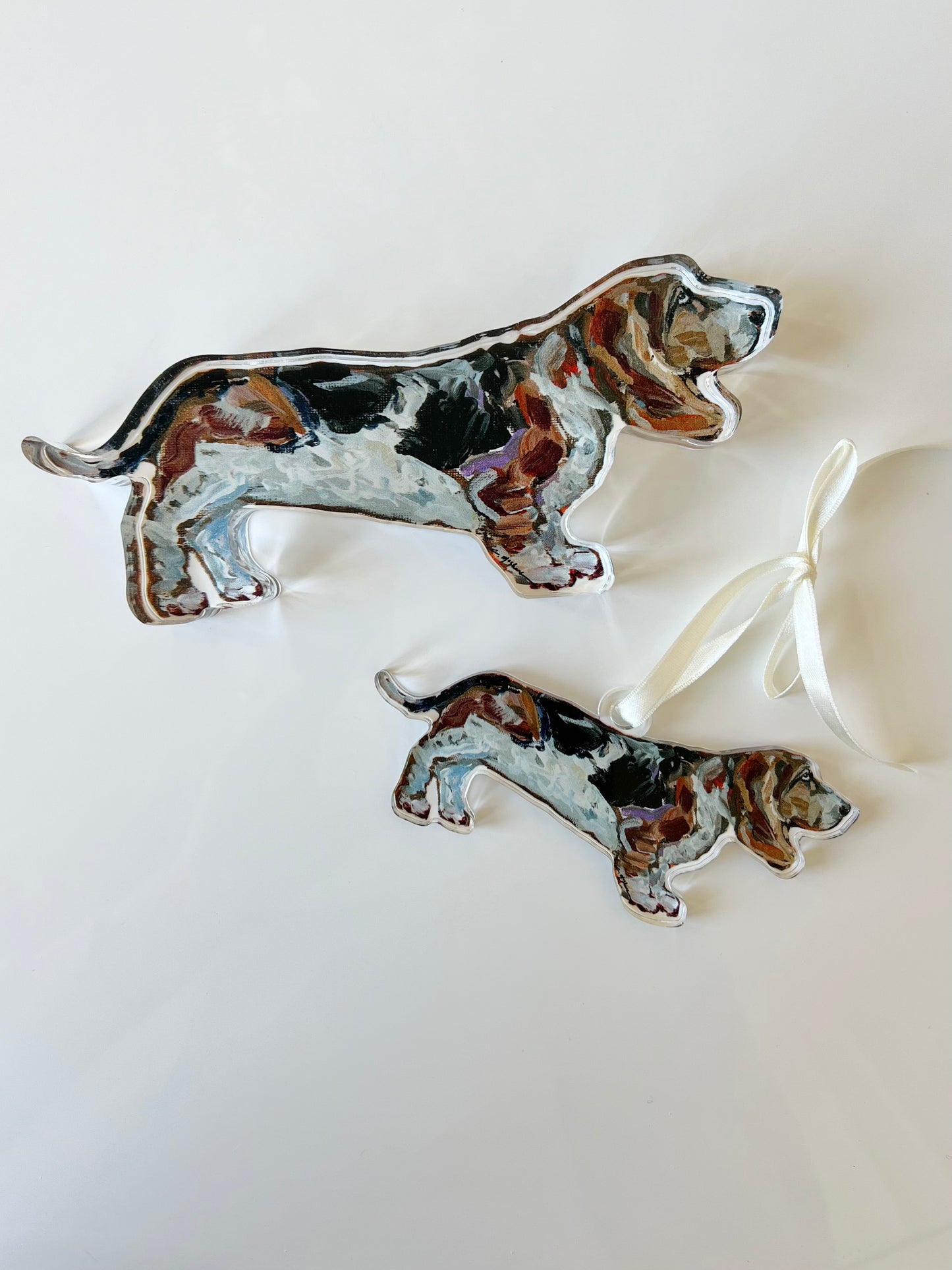 Basset Hound Tri (Ornament)