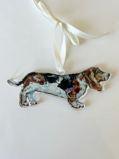 Basset Hound Tri (Ornament)