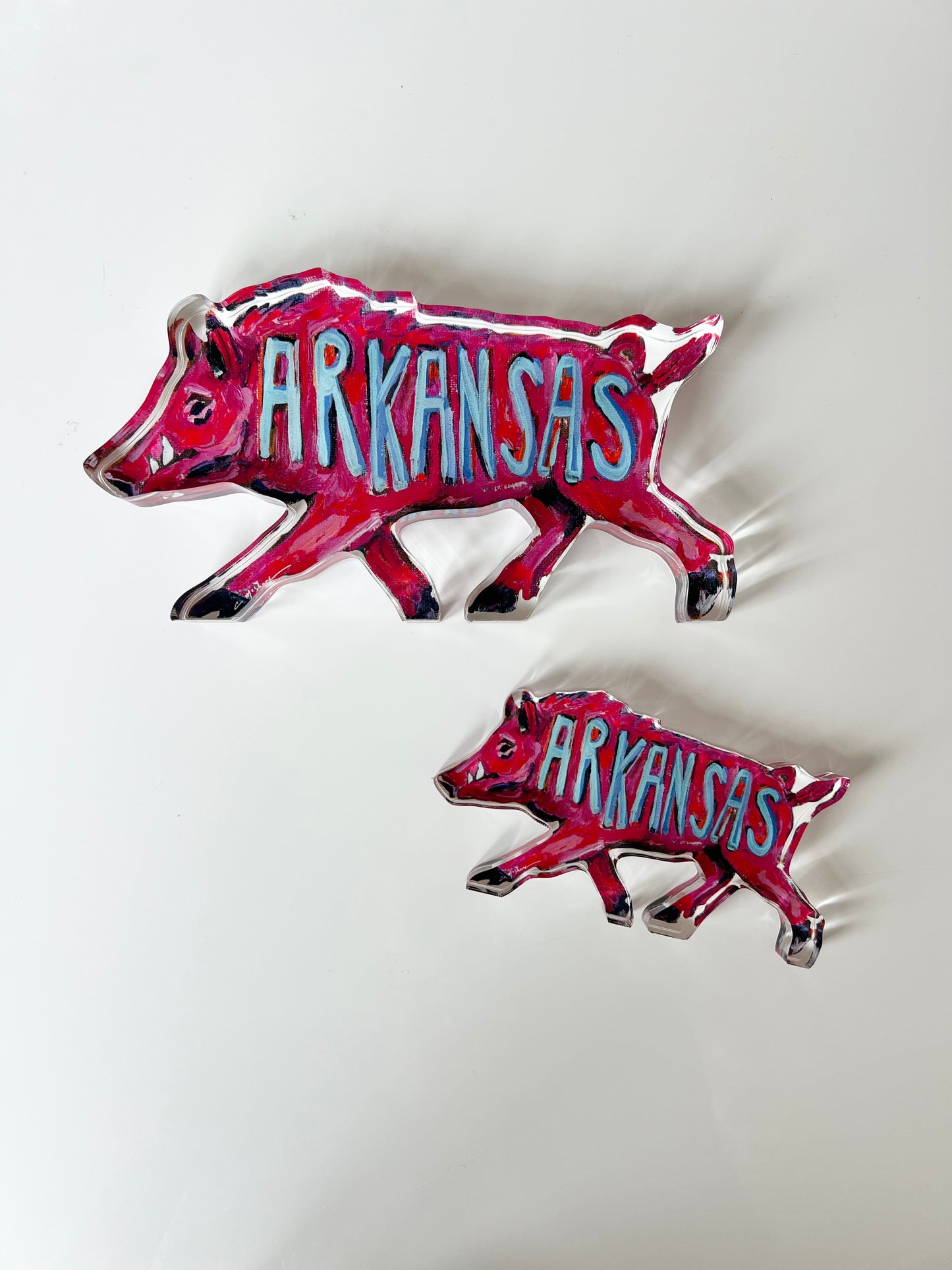 "Arkansas" acrylic shelfie