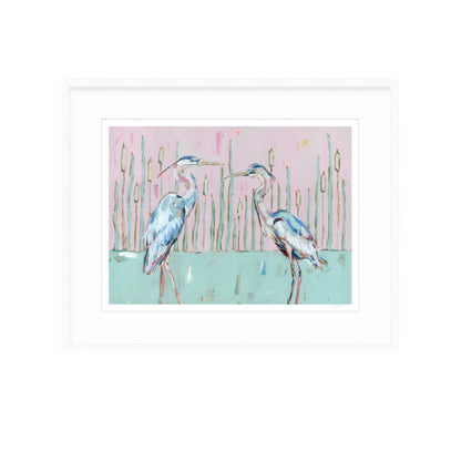 Follow Your Path Blue Herons Fine Art Print
