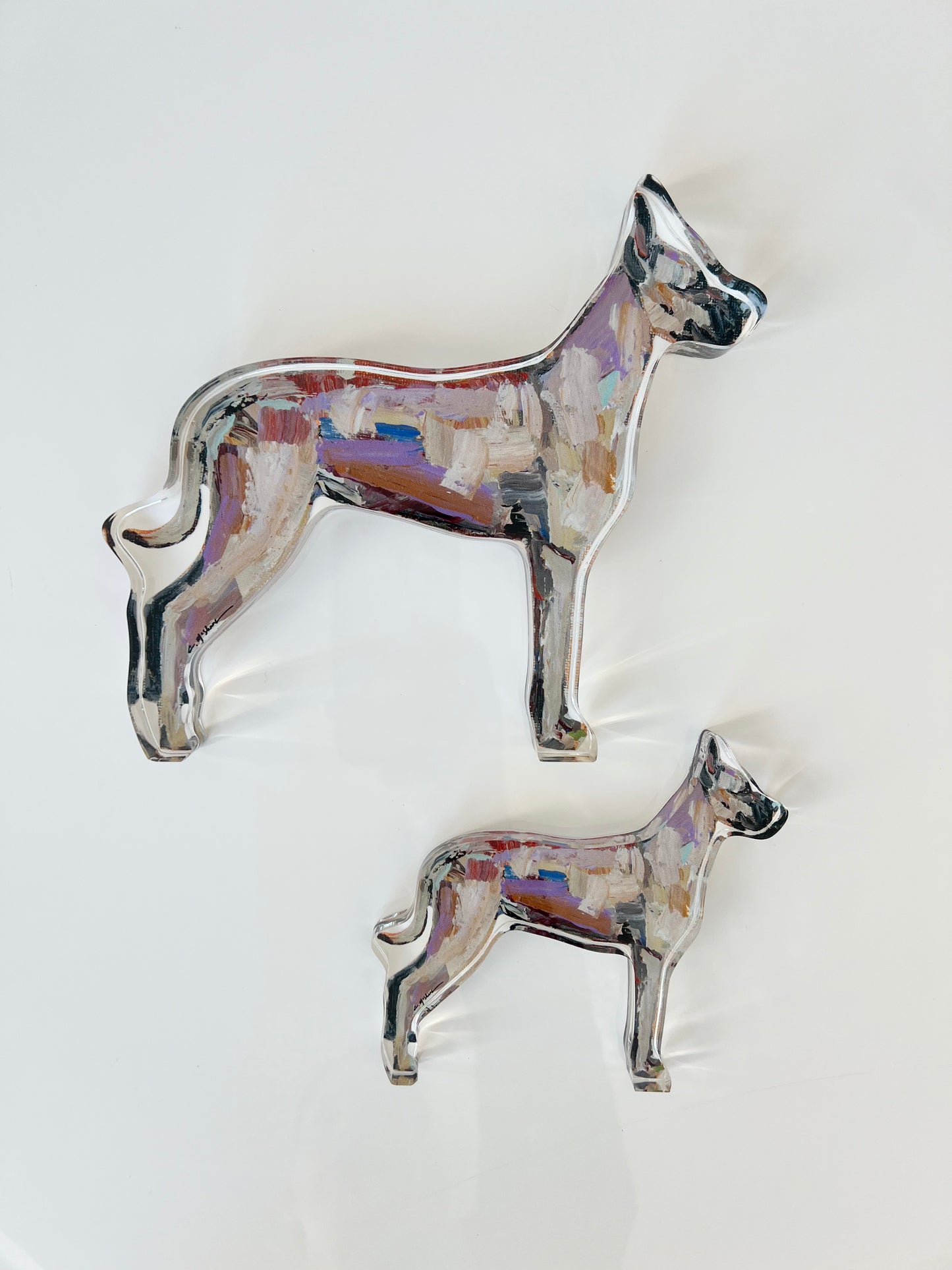 "Great Dane Fawn" acrylic WHOLESALE