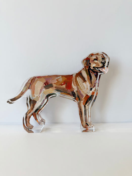 “Red Fox Lab” acrylic shelfie WHOLESALE