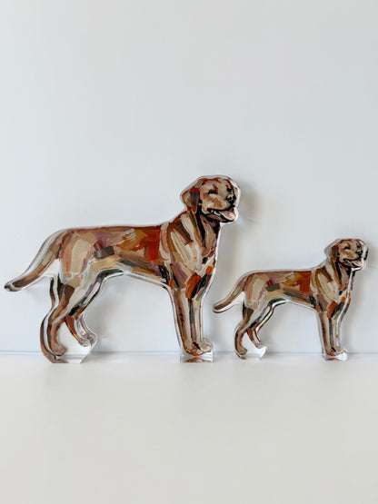 “Red Fox Lab” acrylic shelfie WHOLESALE