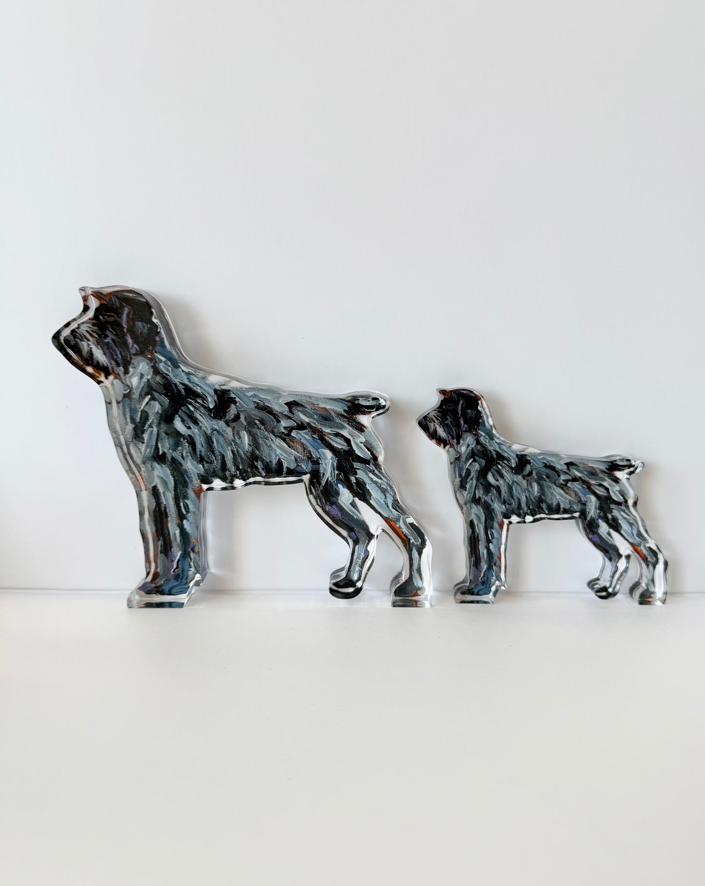 “Wirehaired Pointing Griffon” acrylic shelfie WHOLESALE