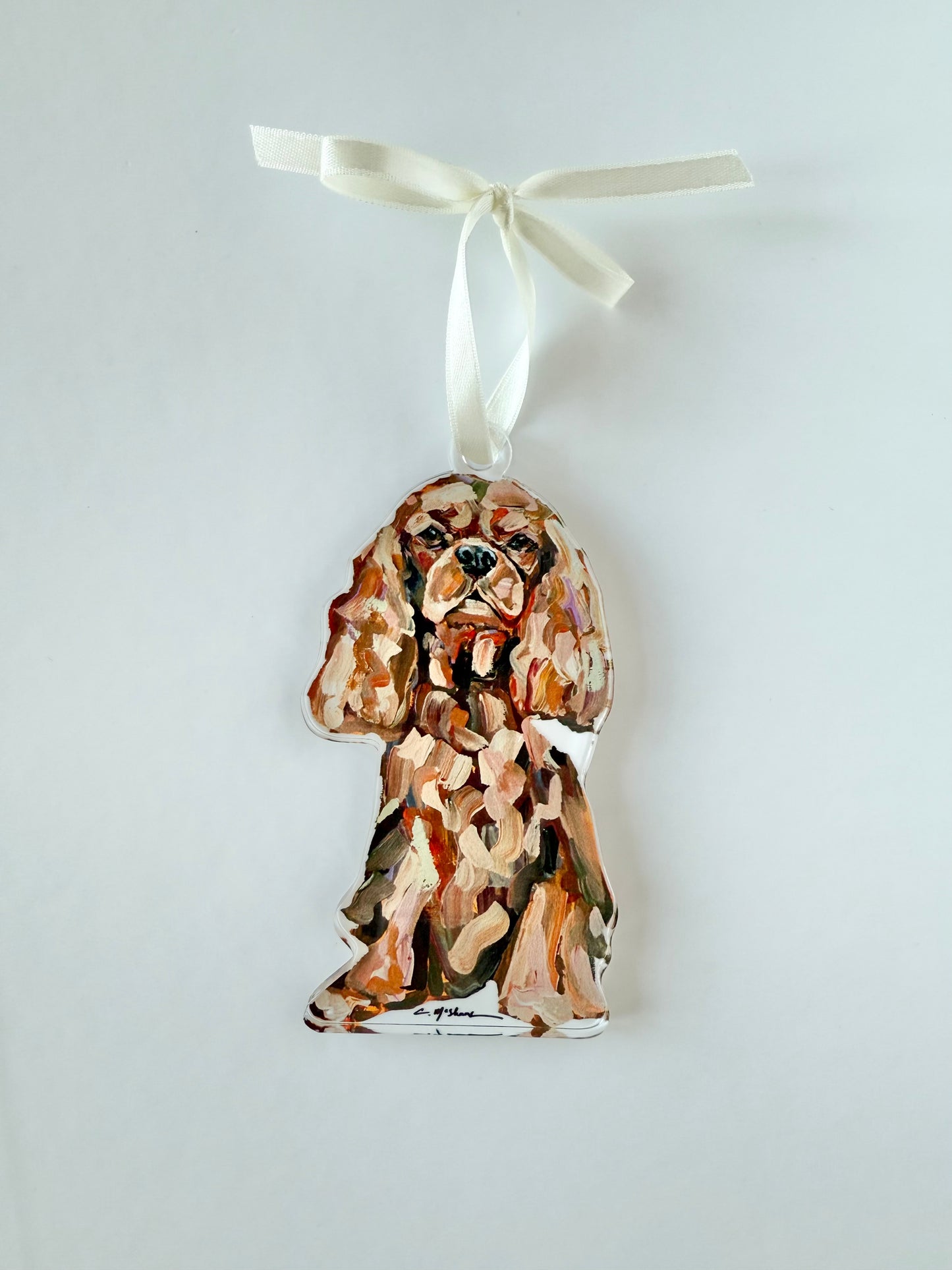 "Cavalier King Charles Ruby" ornament WHOLESALE