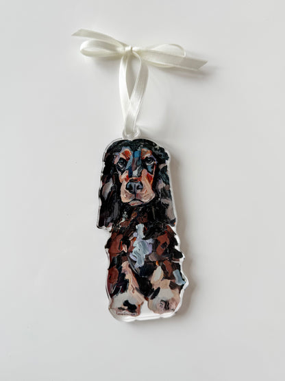 English Cocker Spaniel Black & Tan (Ornament)