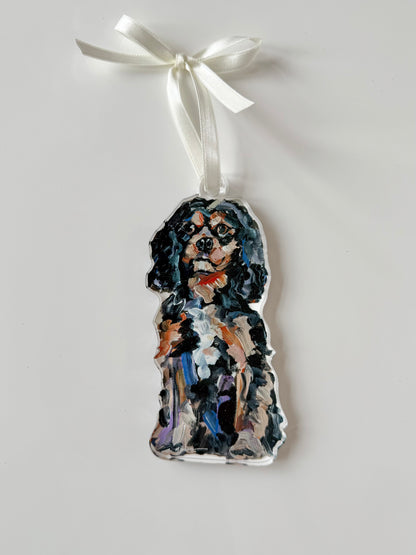 Cavalier King Charles Black & Tan (Ornament)