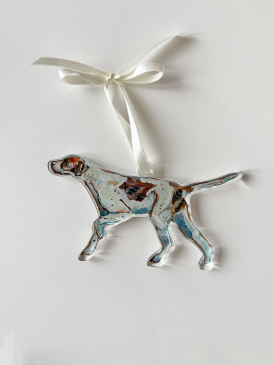 English Pointer Orange (Ornament)