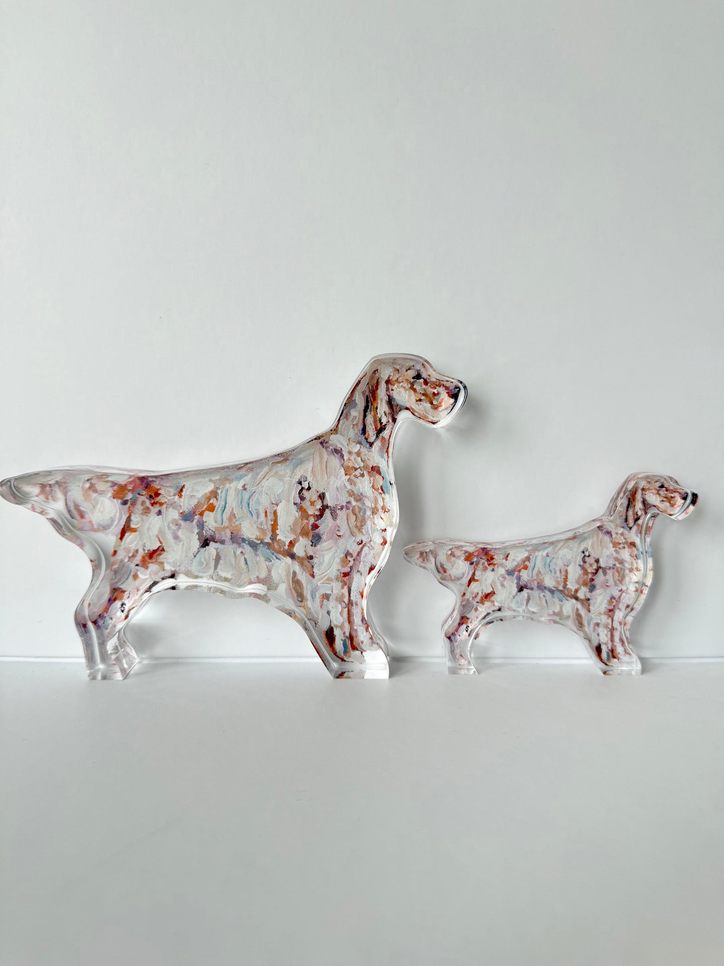 “English Setter Light” acrylic shelfie WHOLESALE