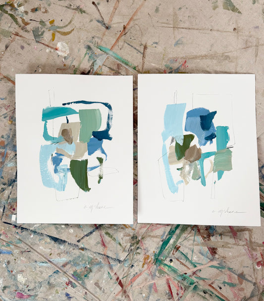 Original Abstract (Set of 2)