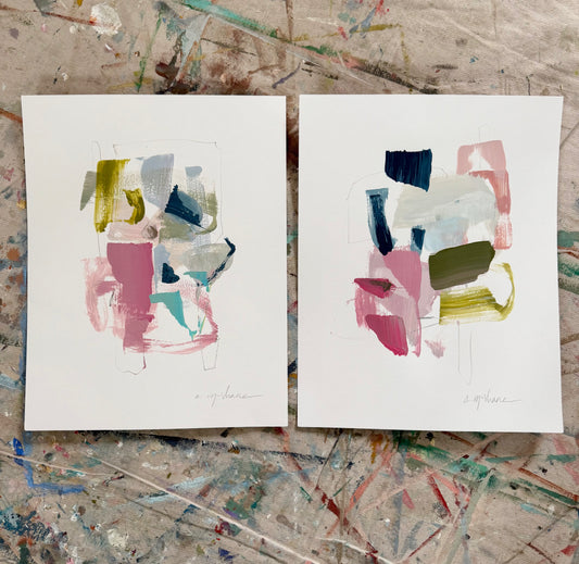 Original Abstract (Set of 2)