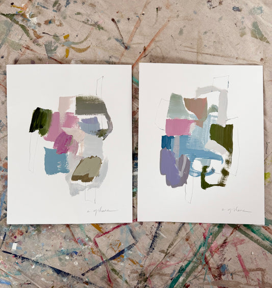 Original Abstract (Set of 2)