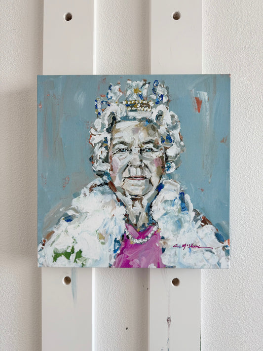 Queen Elizabeth II canvas print