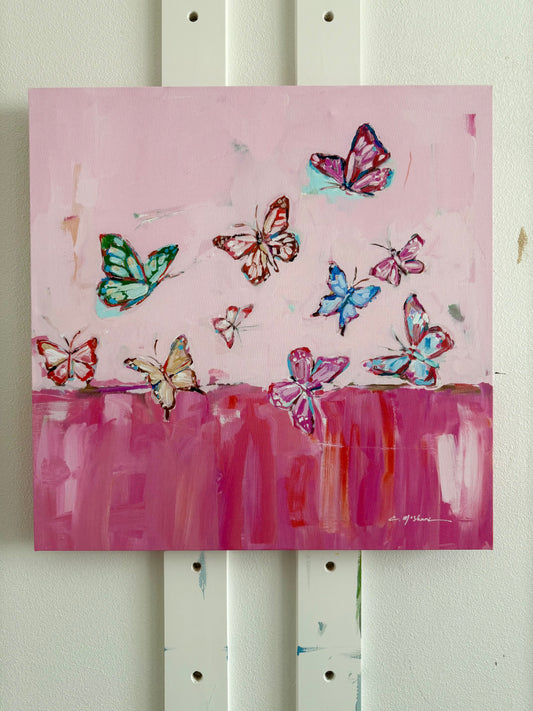 "Butterfly Wishes" canvas print