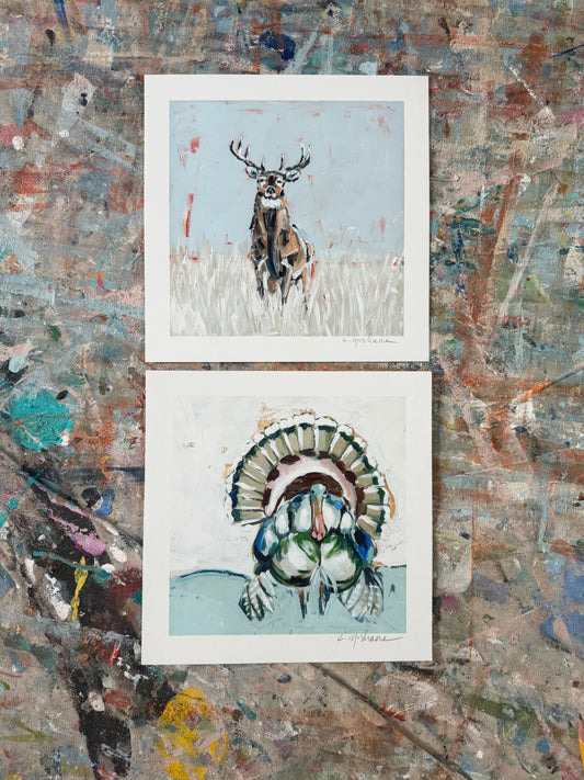 Turkey & Deer 8X8