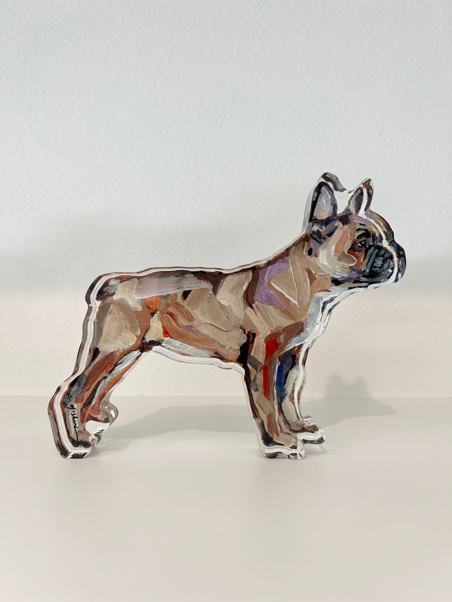 "French Bulldog" acrylic block WHOLESALE