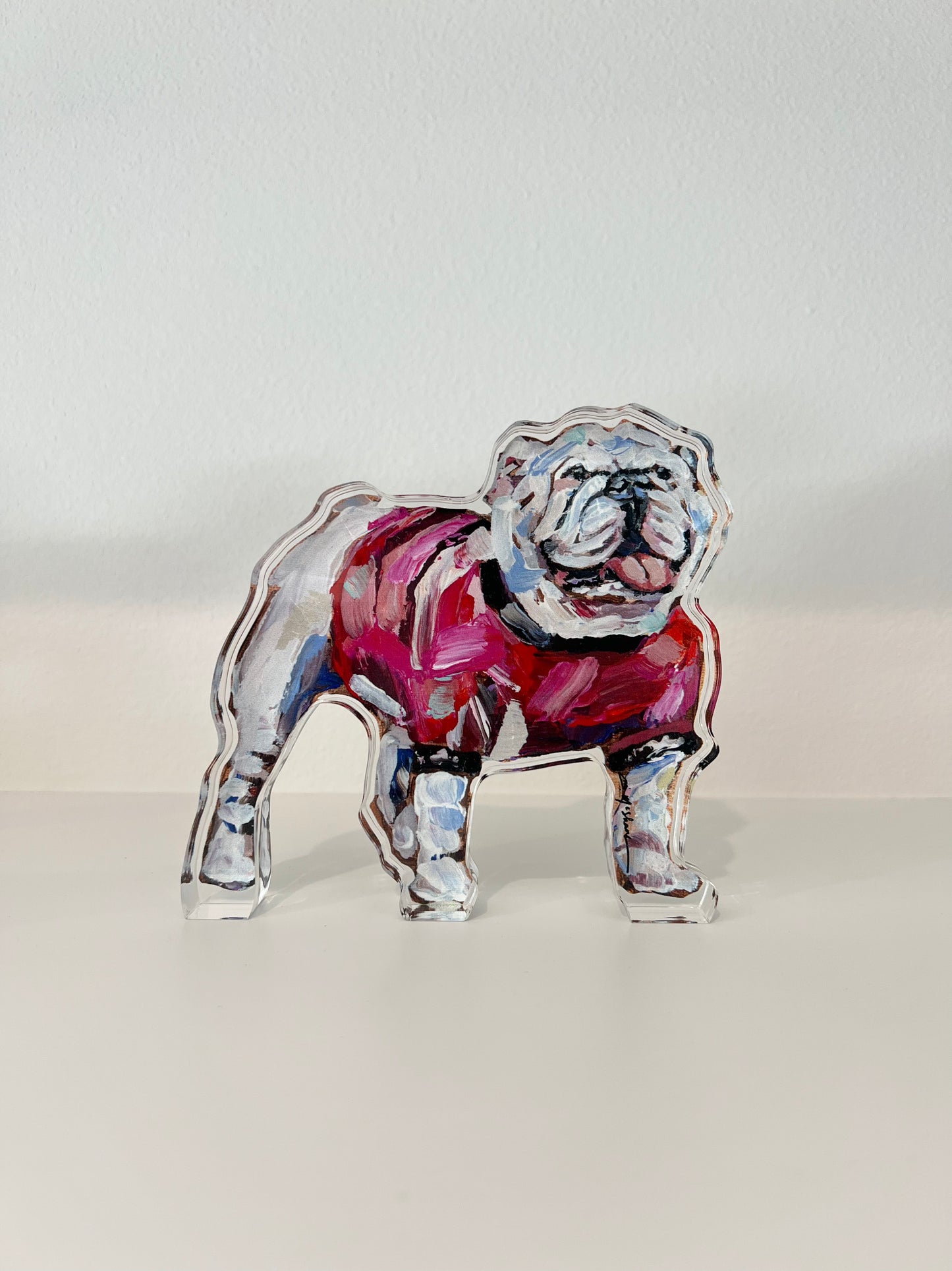 Bulldog Red (Acrylic Cut Out)
