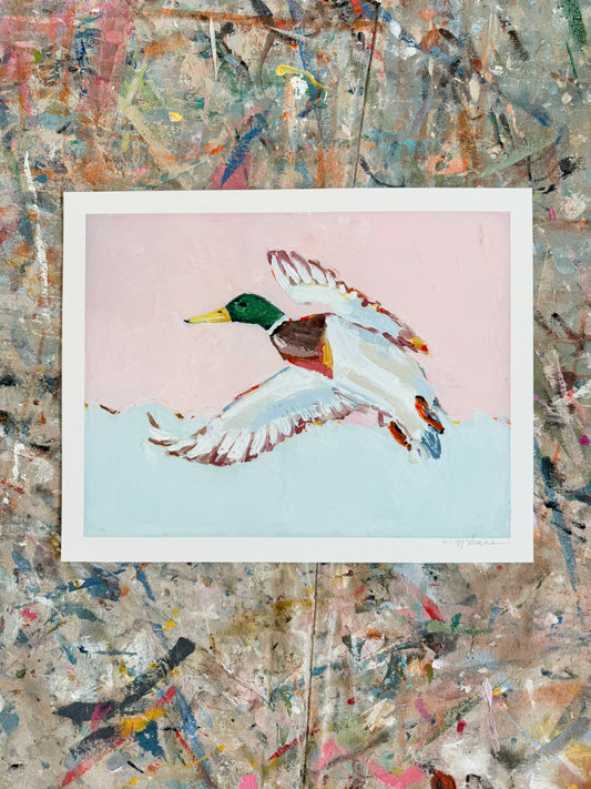 Mallard 14X11 hand signed paper prints