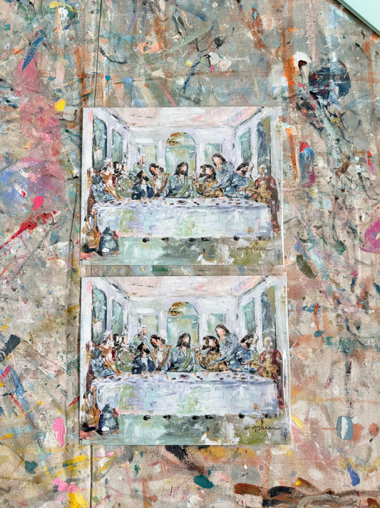 "Last Suppers" paper print pack of 2