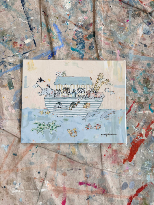 "Noah's Ark V" 10X8 hand signed paper print