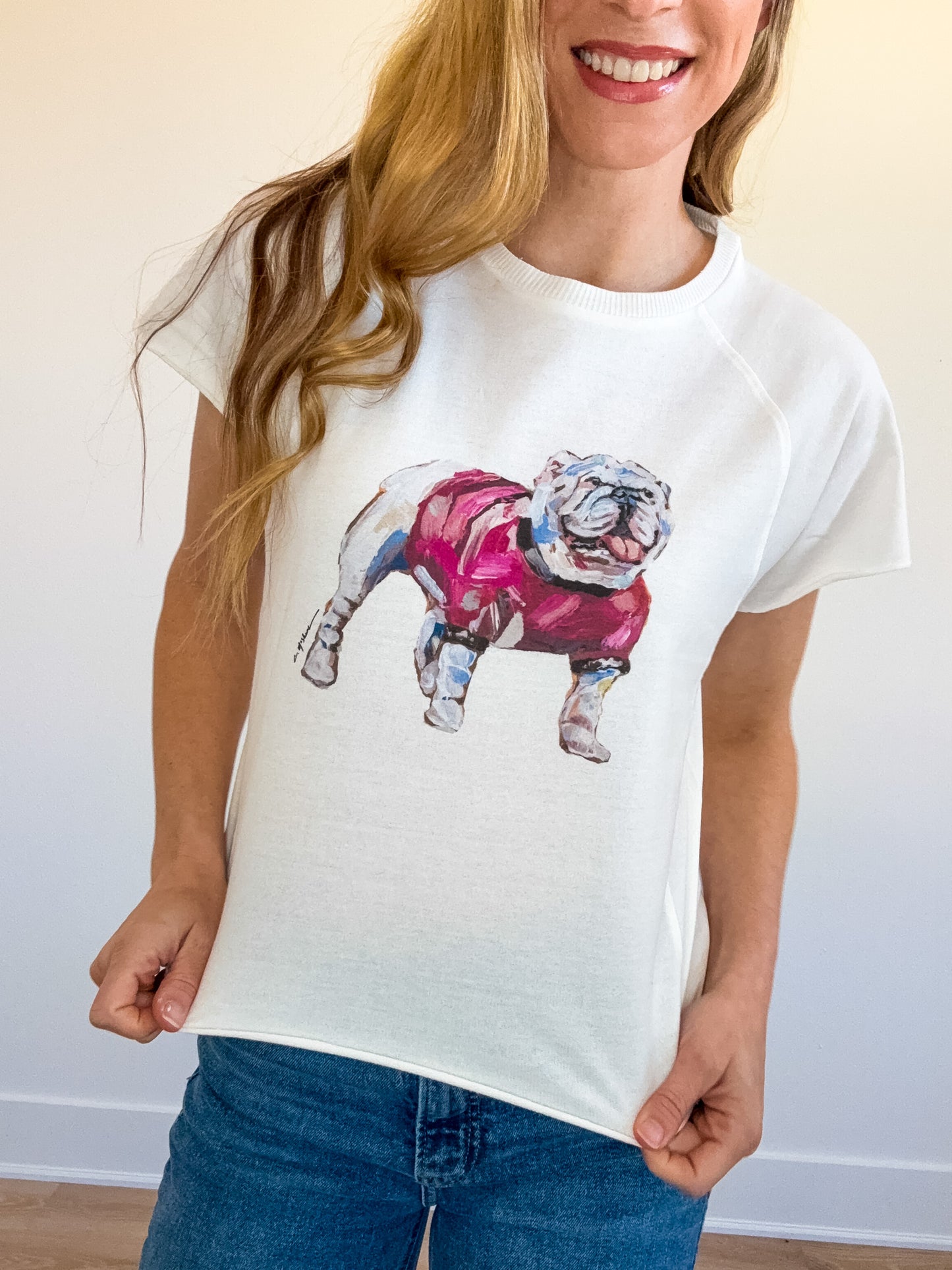 "Bulldog Red" Edgy Shirt WHOLESALE