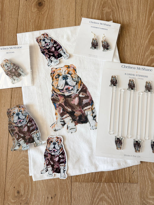 Bulldog Maroon Gift Pack