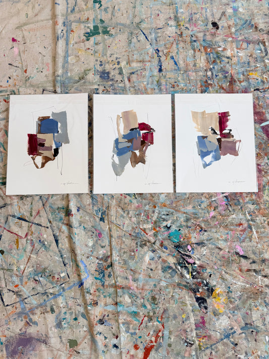 Original Abstract (Set of 3)