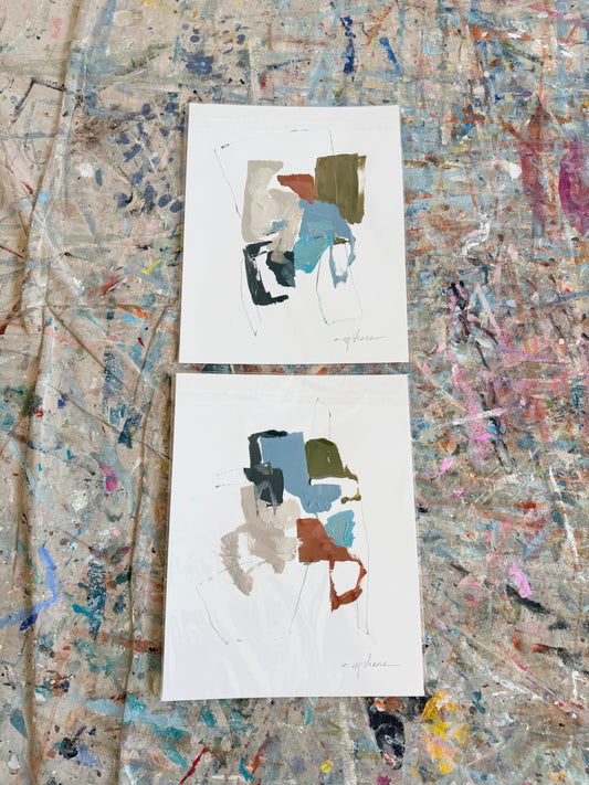 Original Abstract (Set of 2)