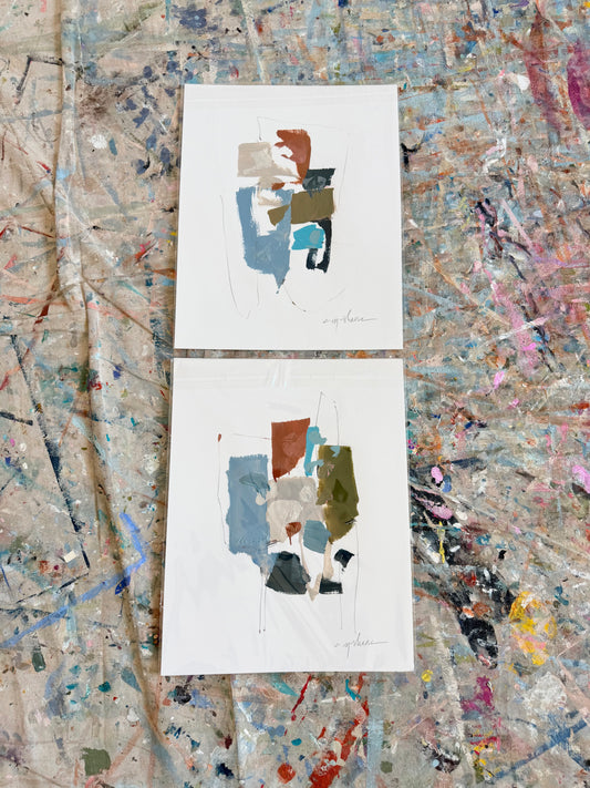 Original Abstract (Set of 2)