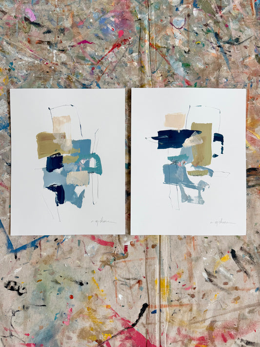 Original Abstract (Set of 2)