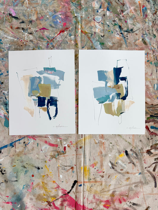 Original Abstract (Set of 2)