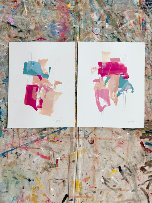 Original Abstract (Set of 2)