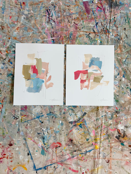 Original Abstract (Set of 2)