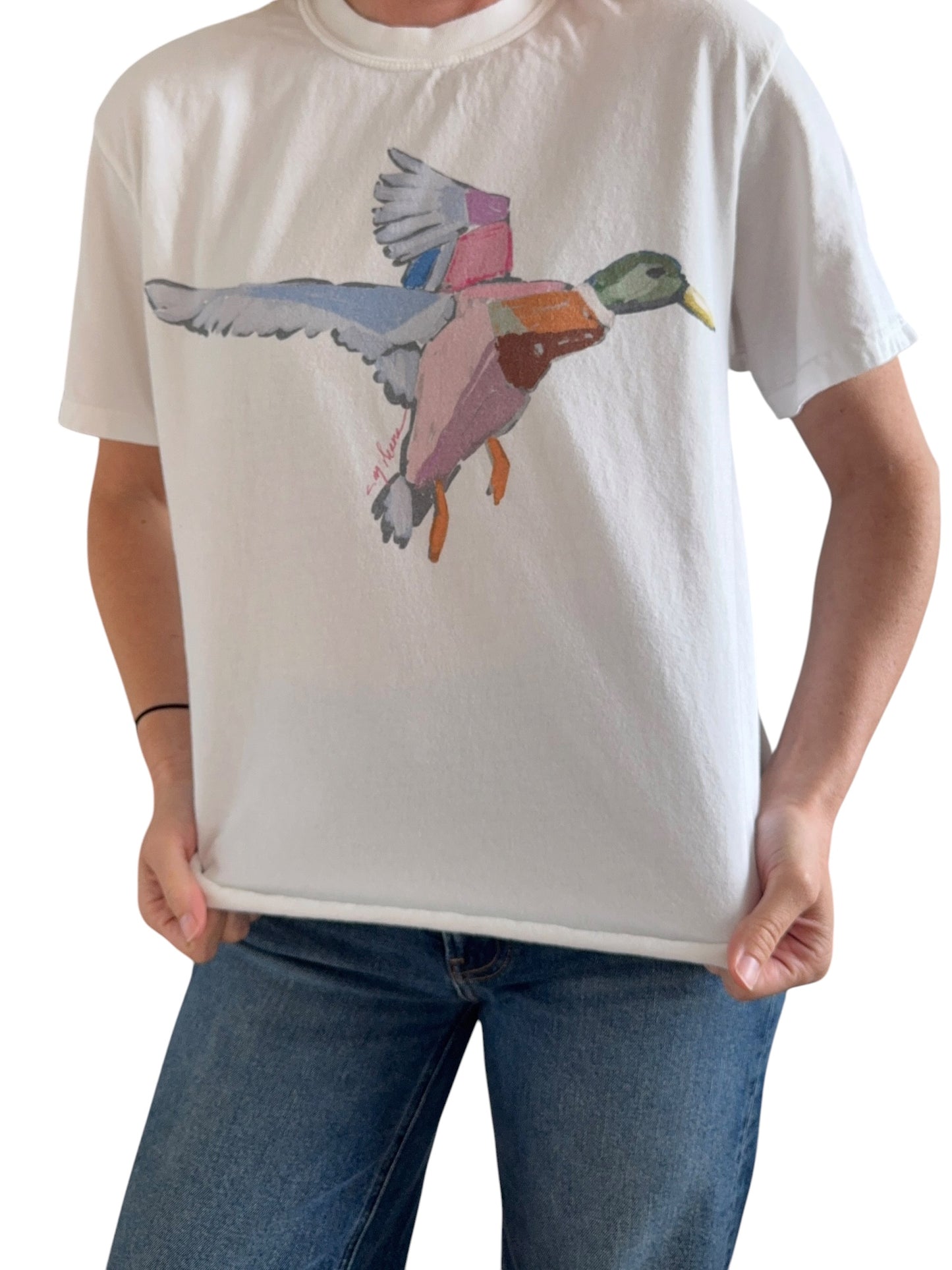 Take Flight Mallard Duck Comfort Color Shirt FINAL SALE