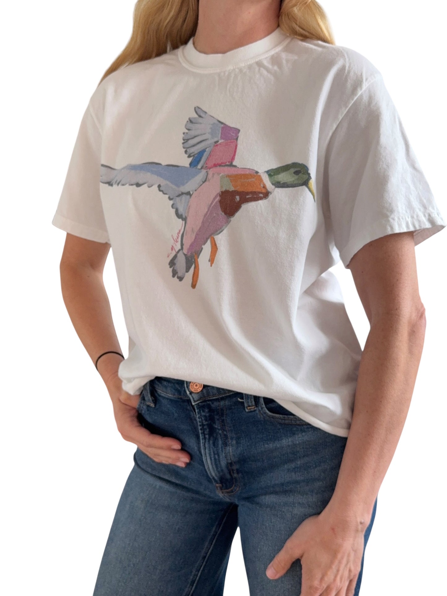 Take Flight Mallard Duck Comfort Color Shirt FINAL SALE