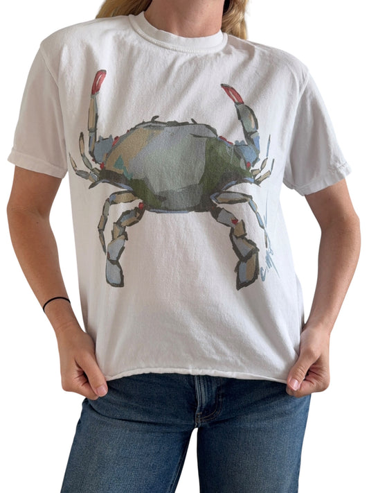 Blue Crab Comfort Color Shirt FINAL SALE