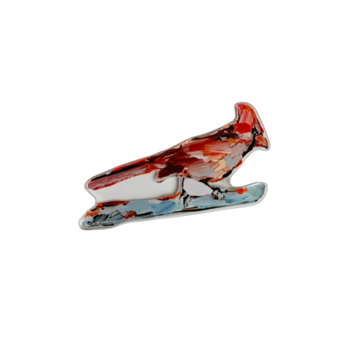 Always With You Cardinal Acrylic Magnet | Interchangeable Tabletop & Refrigerator Magnet