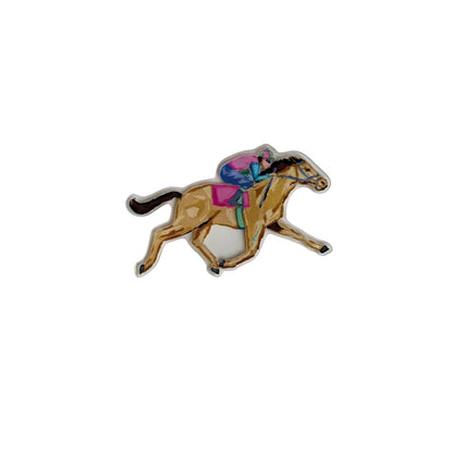 Derby Horse Acrylic Magnet | Interchangeable Tabletop & Refrigerator Magnet