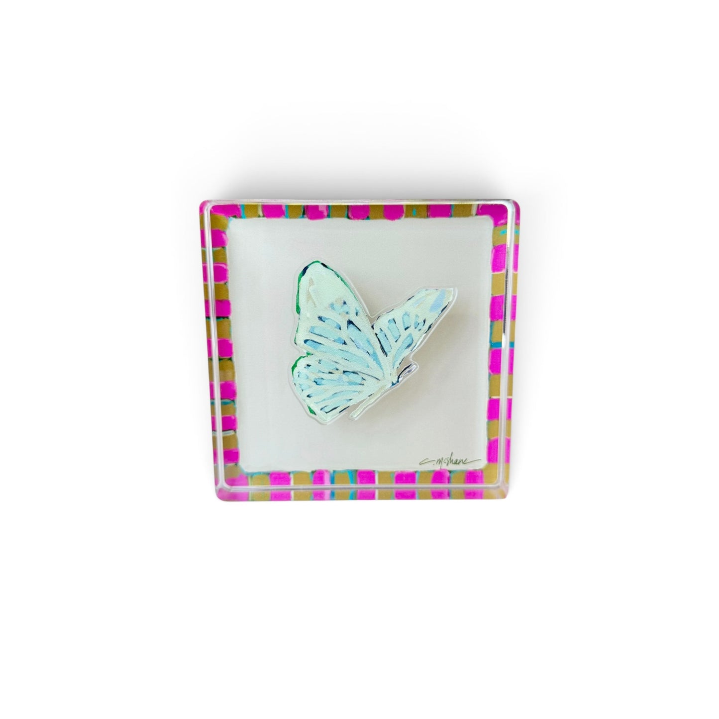 Pink Magnet Block | Interchangeable Acrylic Tabletop Display