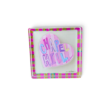 Pink Magnet Block | Interchangeable Acrylic Tabletop Display