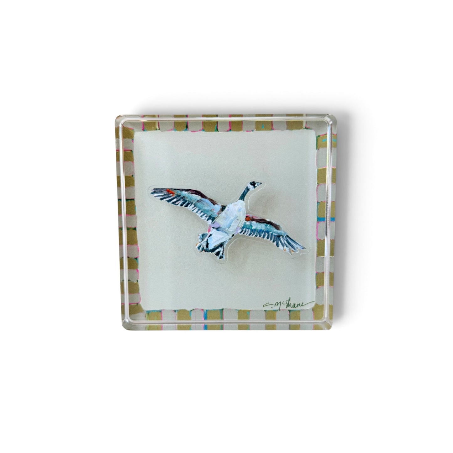Tan Magnet Block | Interchangeable Acrylic Tabletop Display