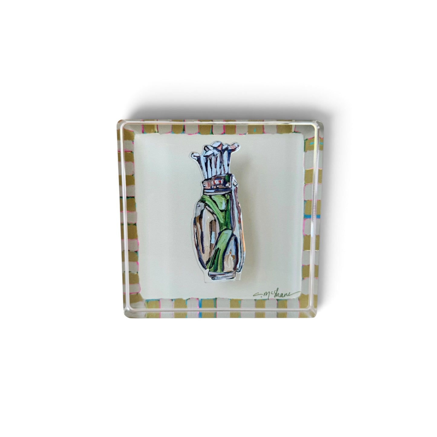 Tan Magnet Block | Interchangeable Acrylic Tabletop Display