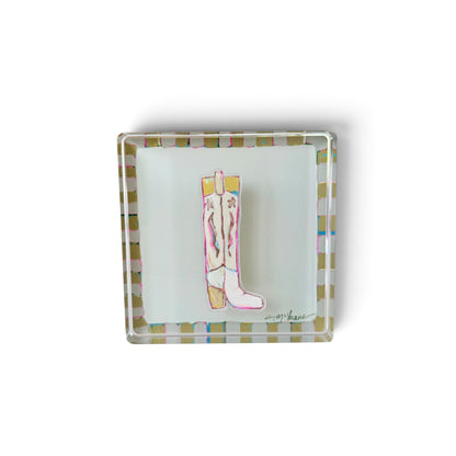 Tan Magnet Block | Interchangeable Acrylic Tabletop Display