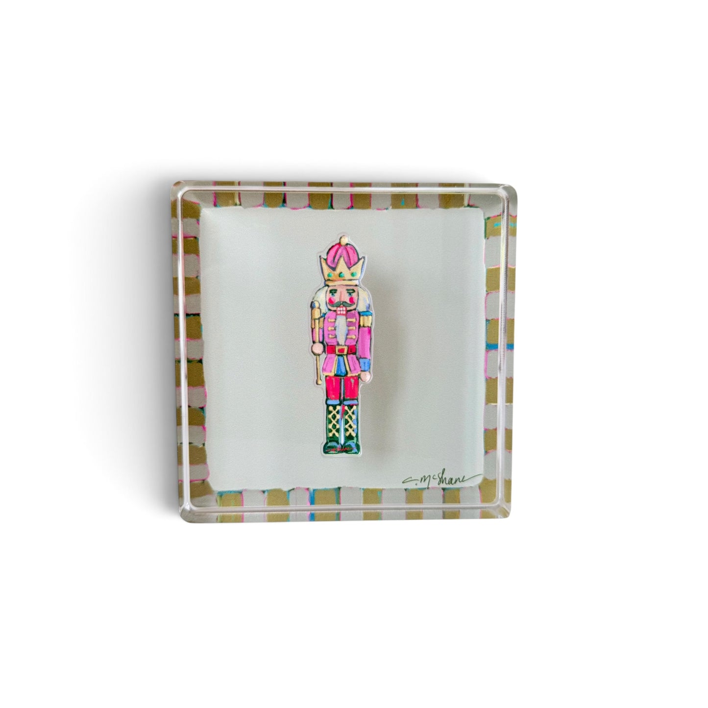 Tan Magnet Block | Interchangeable Acrylic Tabletop Display