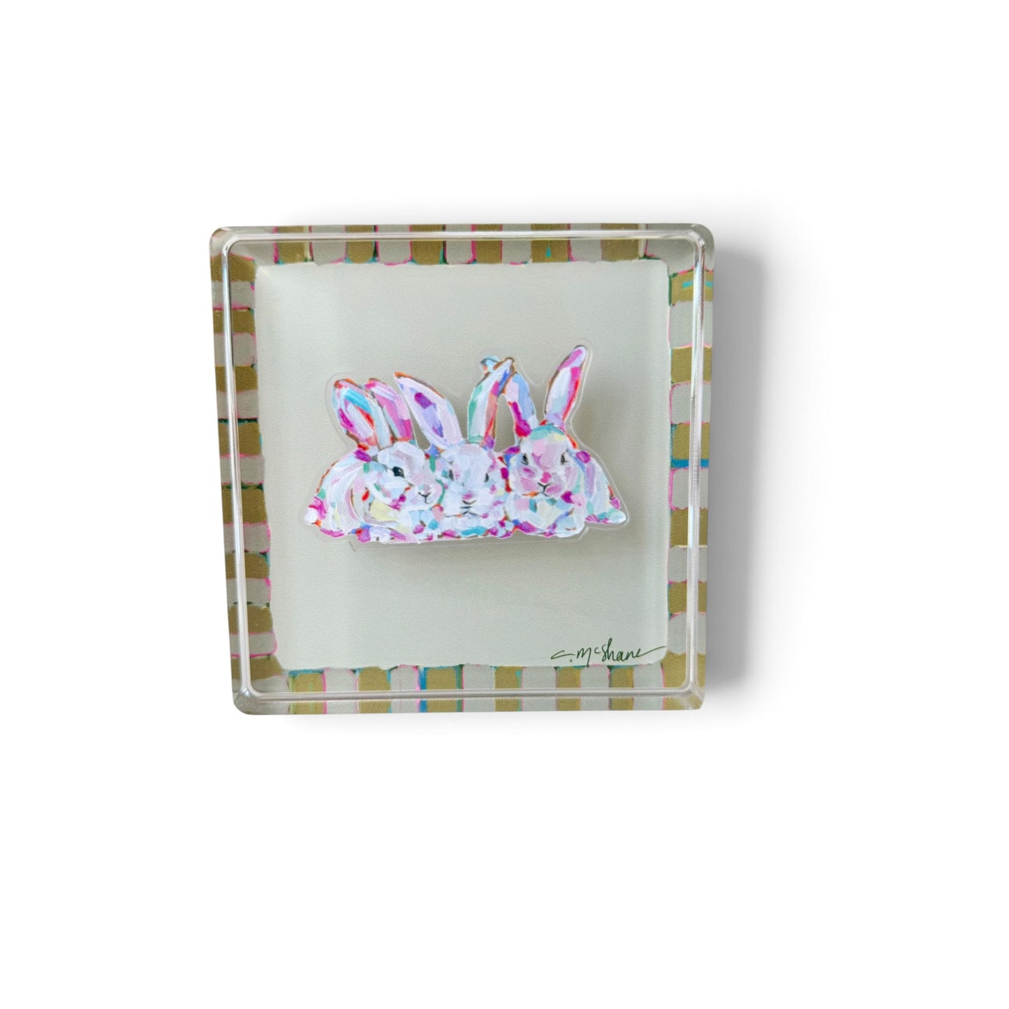 Tan Magnet Block | Interchangeable Acrylic Tabletop Display