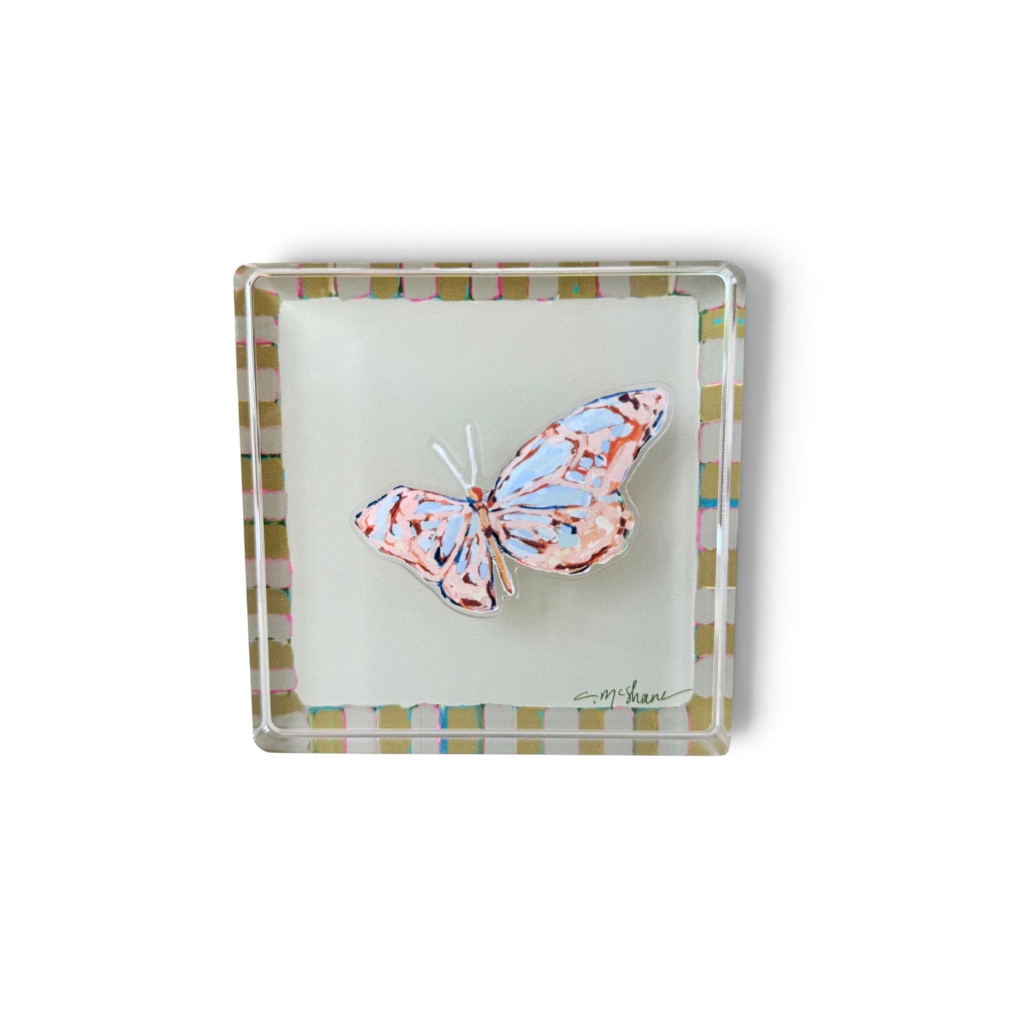 Tan Magnet Block | Interchangeable Acrylic Tabletop Display