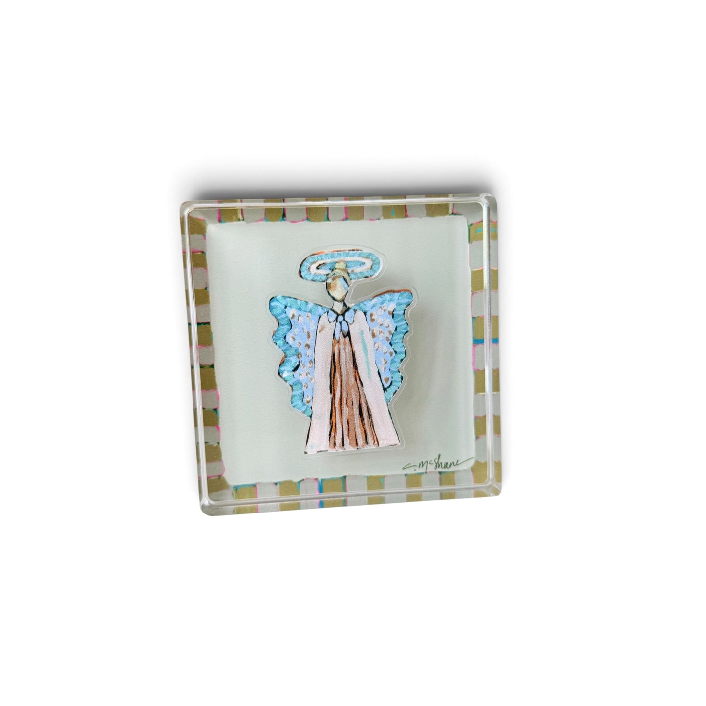 Tan Magnet Block | Interchangeable Acrylic Tabletop Display