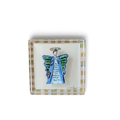 Tan Magnet Block | Interchangeable Acrylic Tabletop Display